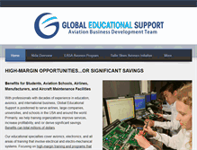 Tablet Screenshot of globaleducationalsupport.com